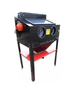 CABINA DE SANDBLASTING RE36DL CON DOBLE ILUMINACION