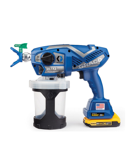 Pulverizador de Pintura Portátil ULTRA  Graco con baterías DEWALT