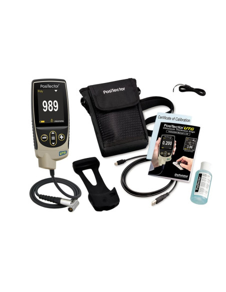 PosiTector UTG P1 Medidor de espesor ultrasónico estándar con sonda de precisión