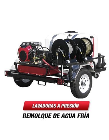 Pressure washer with trailer 8000 PSI Honda motor GX690 TRHDCV8035HG