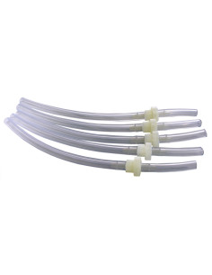 Pressure Tubes w/ Check Valve - Long - Gravity Feed [5 pack]