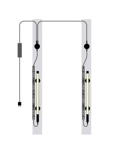 LINE LIGHT 2 POST, 03.5225 2