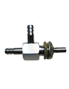 Panel Mount Chemical Valve, 1/4" Barb In/Out, VVC10