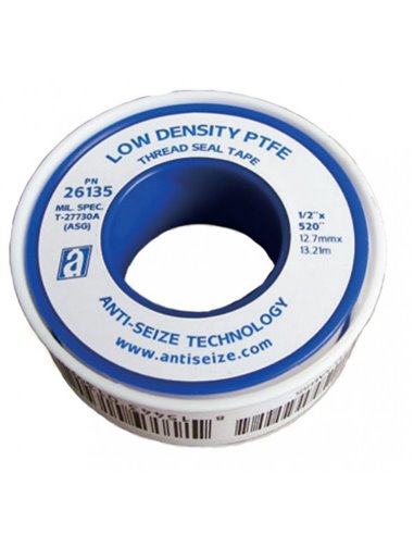 Teflon Tape, 1/2 x 520 PTFE, 26135-PPRO