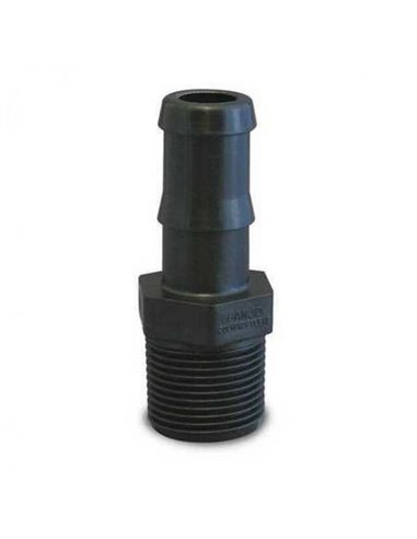 Hose Barb, Poly 1/2"Pipe x 1/2"Barb, HB-050