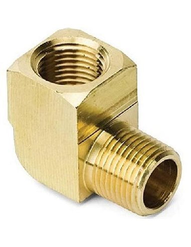 Brass St Ell 90 Deg 1/2, 3400-08-08