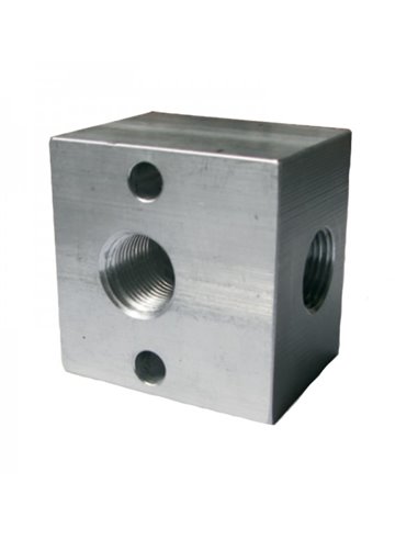 Manifold Block 3/8x3/8 Small For Hot Water  (SHORT), MB-3838S