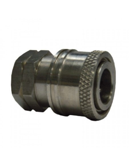 SS COUPLER 1/4" FNPT, V10072