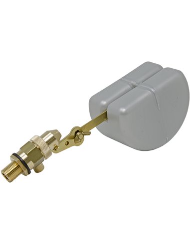 Float Valve, 3/8" Short  With Gray Float, YFLOATVALVE