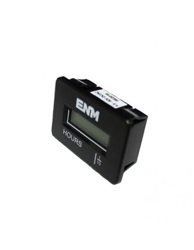 Digital Hour Meter, 12VDC, Panel Mount, EM312