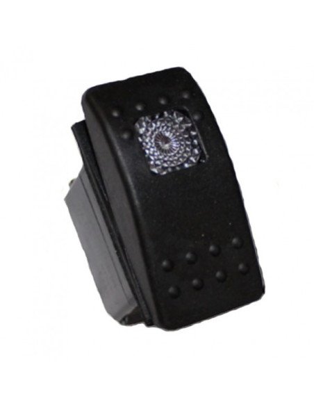 Switch, Lighted Rocker  12v Clear Lens, EC405