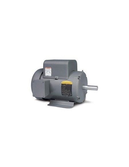 Mtr, Elec, 5HP /TEFC/184T/230V /1PH/60HZ/3450RPM/1-1/8 Shft w/Overload, L3608TM