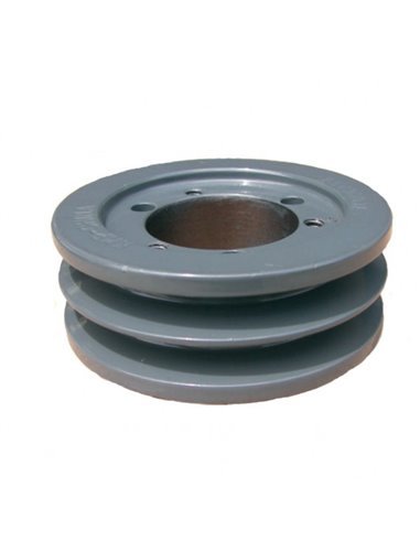 Pulley 2.50" OD,2 Groove,  JA Style Bushing, 2-3V2.50