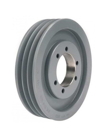 Pulley 6.00" OD, 3 Groove,  SDS Style Bushing, 3-3V6.00