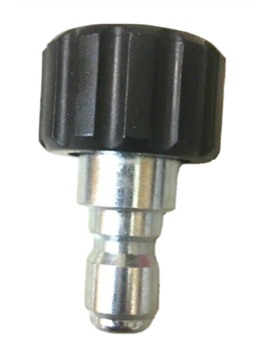 Coupler, 3/8 Male Plug QC x M22 Female, D10037