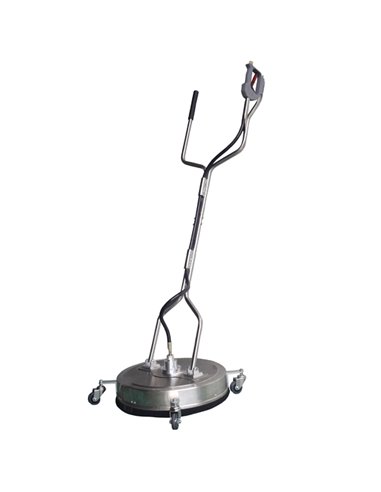 Surface Cleaner SS- 22 inch, Grease Zerk Swivel, Three Nozzle Spray Bar, w/ Casters, DCFSCS22Z