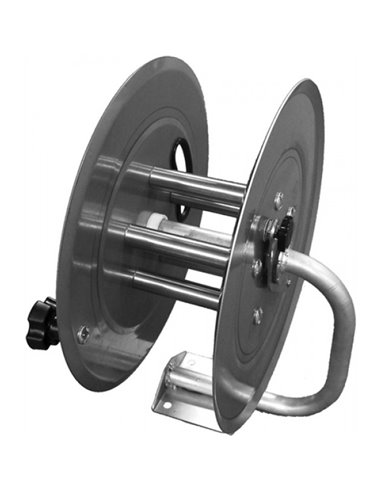 HT SS Hose Reel, Small Base, Friction Brake, 3/8" x 150', 3500PSI, 250˚F, AR100