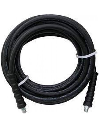 Hose Assy,w/QCs,3/8x25, PC4000,  Black w/Blue VBR 3/8" FP X 3/8"NPTF X 22mm, AHS120-HCMP