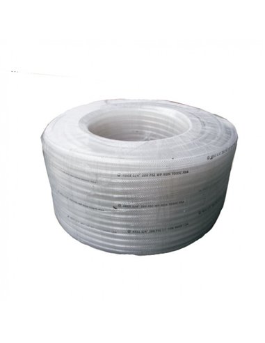 1/2" Pvc Clear Hose, Reinforced (300 Roll), 4511-0501