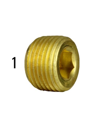 Plug, Countersunk 1/4", 3162-04