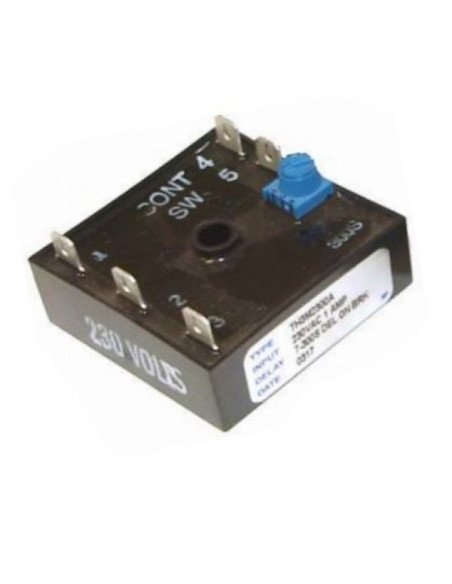  Retraso de tiempo con temporizador ajustable de 5 a 300 segundos, 24 VCA, ECD24
